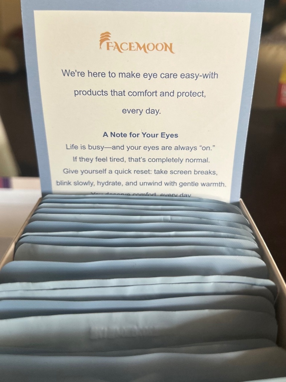 FACEMOON Steam Eye Mask – 30 Count